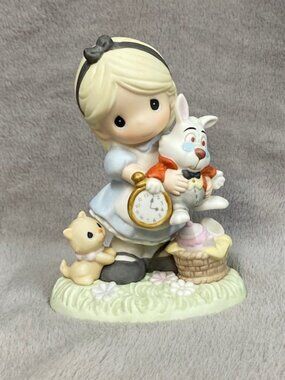 Precious Moments Alice It's Never Too Late Disney Rare 2007 NO BOX